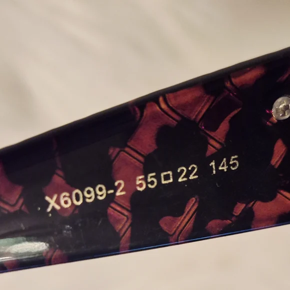 CHANEL Gradient Purple Shield Sunglasses with Gold Accent - Picture 6 of 14